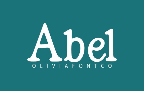 Abel: A Serif Font with a Romantic Handwritten Charm