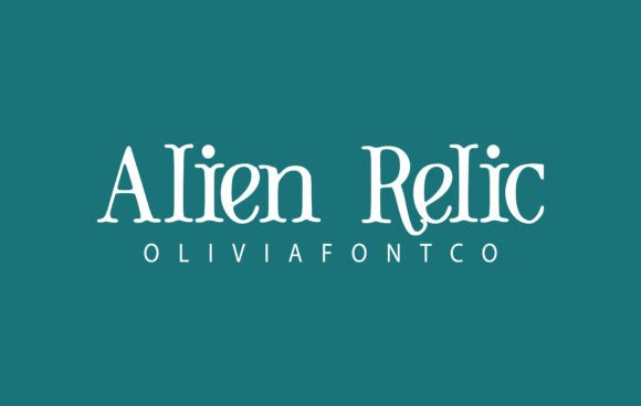 Alien Relic: A Font That Brings Magic to Every Craft Project