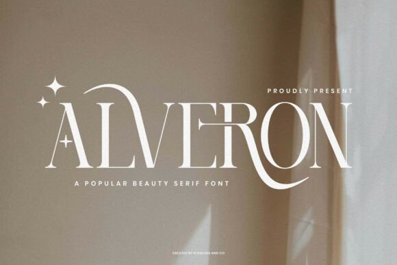 Alveron: A Serif Font That Elevates Brand Campaigns