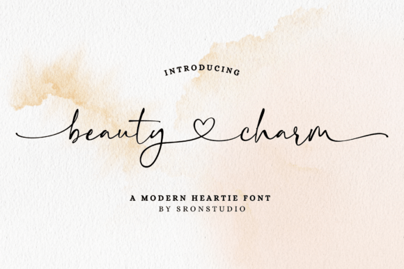 Beauty Charm: A Script Font That Adds Romance to Your Digital Design