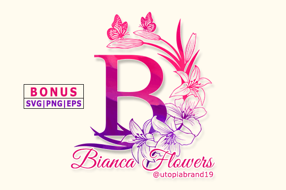 Bianca Flowers Monogram
