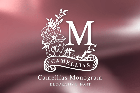 Camellias Monogram: A Decorative Typeface for Elegant Web Design