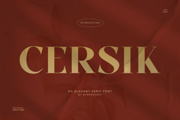 Cersik: The Serif Font That Elevates Your Brand