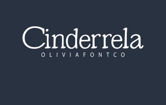 Cinderrela Font: A Romantic Serif for Handmade Creations