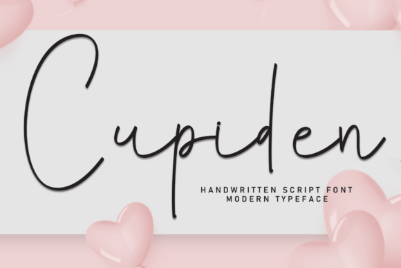 Cupiden: A Playful Script Font for Campaign Creativity