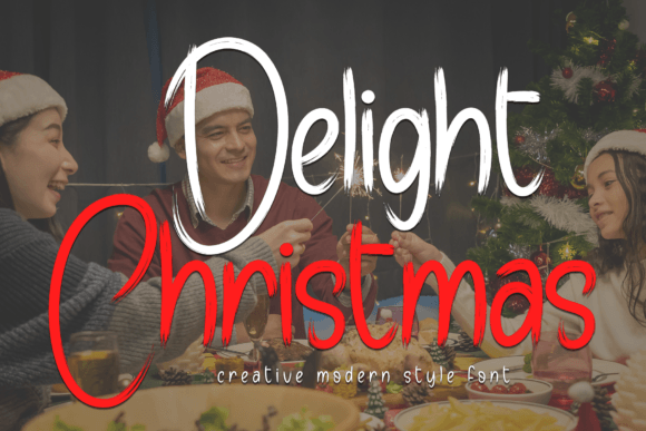 Delight Christmas: A Script Font for Editorial Magic
