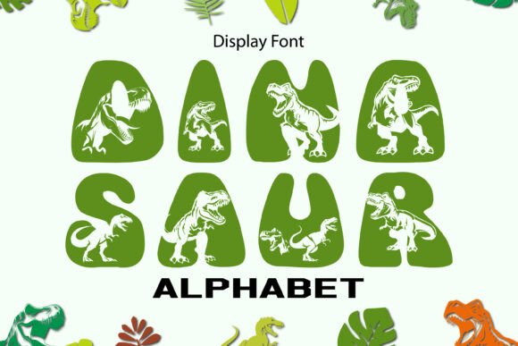 Dinosaur Alphabet: A Fun Font for Digital Design