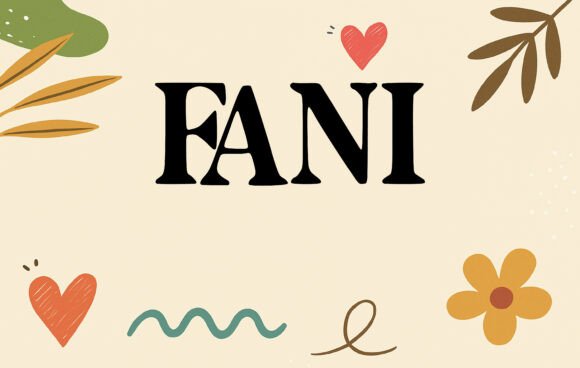 Fani: A Serif Font for Crafters and Product Creators