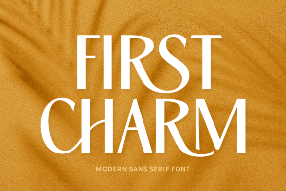 First Charm: A Modern Sans Serif for Branding