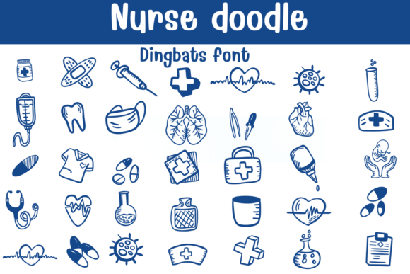 Font That Speaks Volumes: Nurse Doodle for Branding