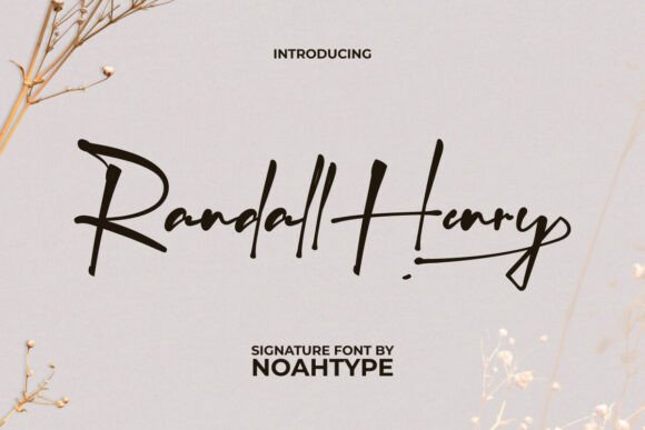 Randall Henry Font for Web Design