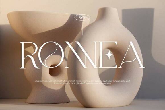 Ronnea: A Serif Font for Crafters and Product Creators