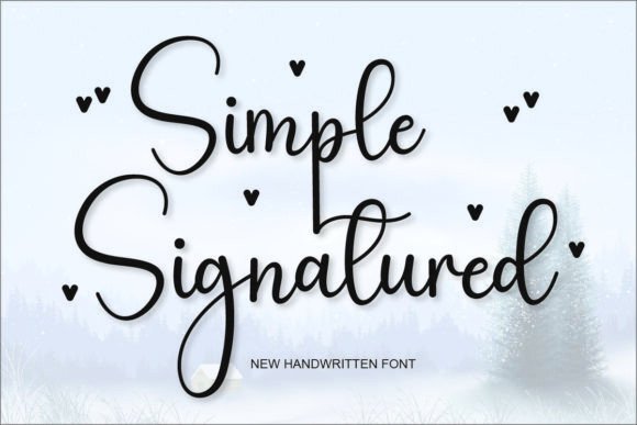 Simple Signatured: A Font for Elegant Web Design