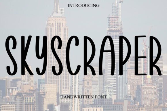 Skyscraper: A Font That Elevates Branding with Grace