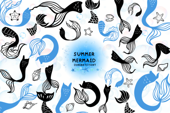 Summer Mermaid: A Font That Brings the Ocean to Your Creations