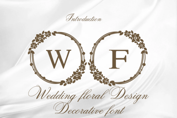 Wedding Floral Design: A Font for Elegant Digital Storytelling