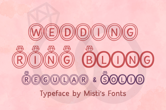 Wedding Ring Bling: A Font That Elevates Your Brand