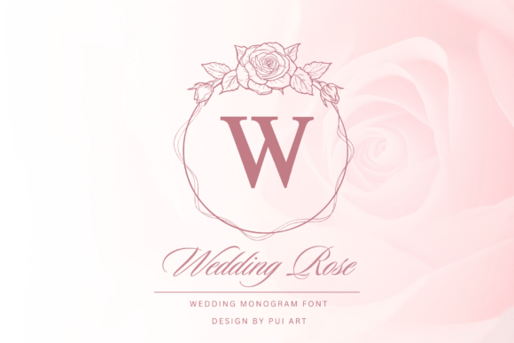 Wedding Rose Monogram: A Timeless Font for Branding Success