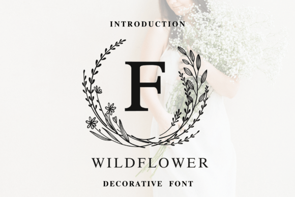 Wildflower Monogram: A Font for Campaigns That Speak with Flowers