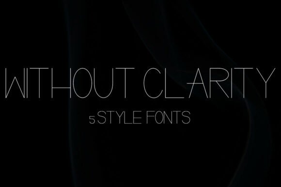 Without Clarity: A Font That Speaks Clearly