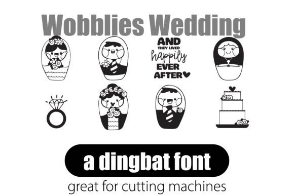 Wobblies Wedding: A Decorative Font for Editorial Creativity